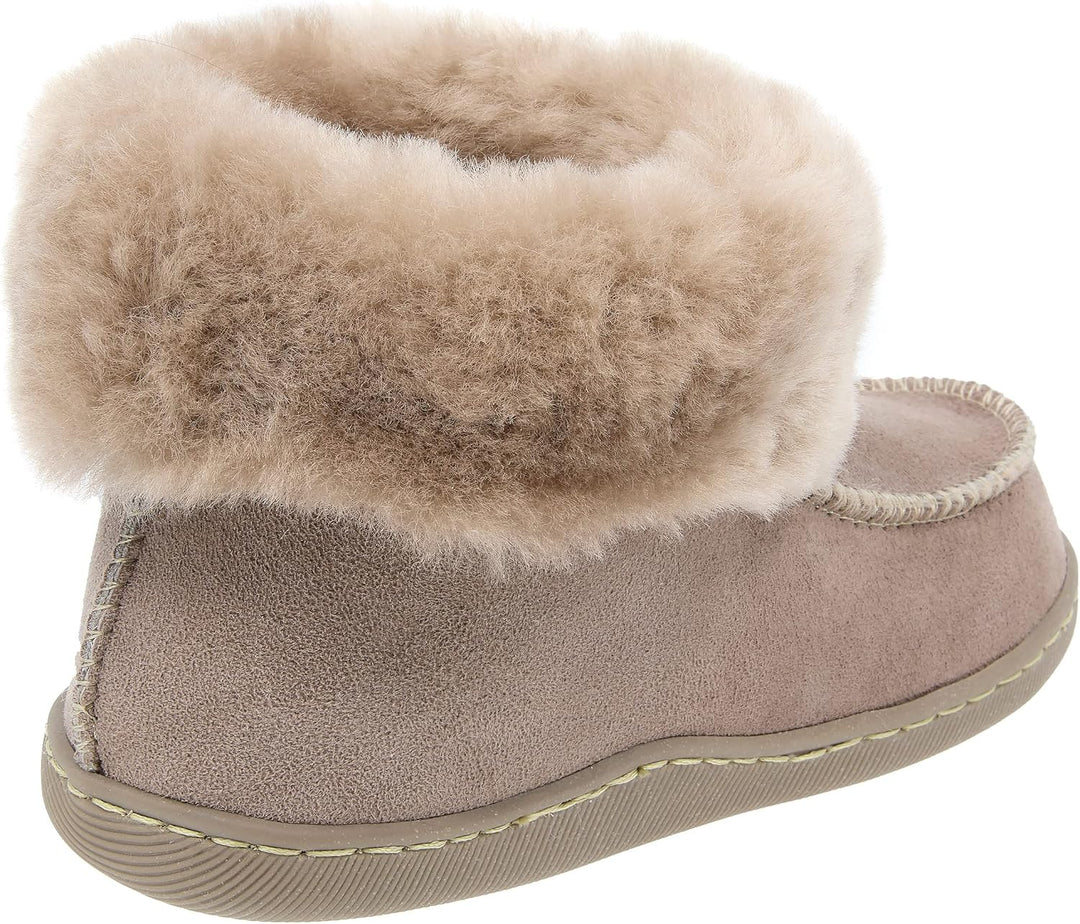 Vanuba - Kinder Hausschuhe Peppin, Lammfell Winterschuhe, Baby Schuhe, Junge und Mädchen, Echtleder,
