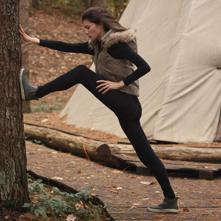 Thermowave Damen Merino Warm Formende Legging S Dunkelgraue Melange /, S Dunkelgraue Melange /