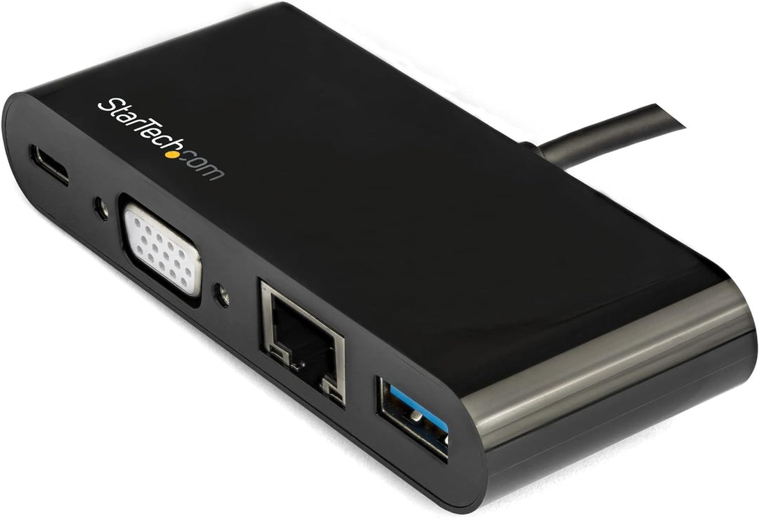 StarTech.com USB-C VGA Multiport Adapter - Power Delivery (60W) - USB 3.0 - Gigabit Ethernet - USB C
