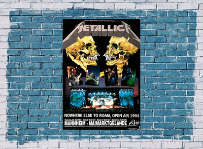 Metallica - Nothing Else Matters, Mannheim 1993 » Konzertplakat/Premium Poster | Live Konzert Verans