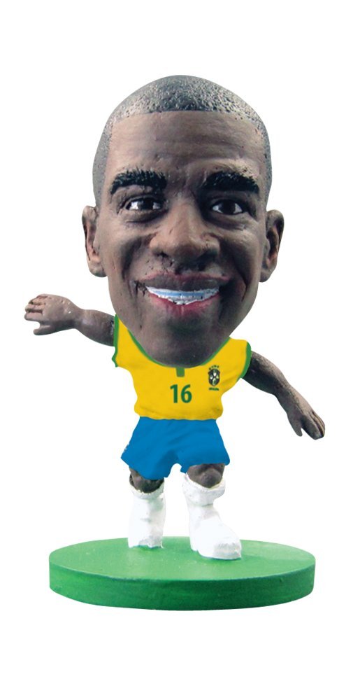 SoccerStarz Brasilien International 77012 Figur in Blisterpackung mit Ramires Home Kit