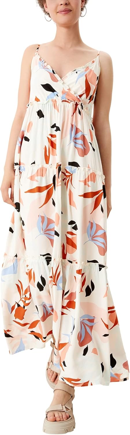Q/S designed by Damen Kleid 34 Helles_beige, 34 Helles_beige