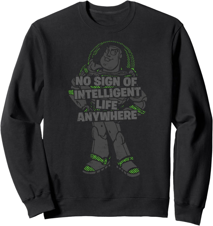 Disney Pixar Toy Story Buzz Lightyear No Sign Text Sweatshirt