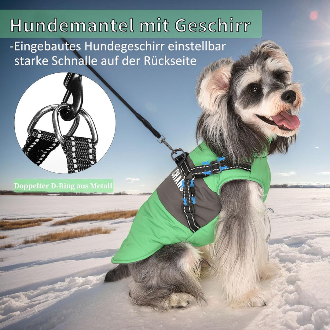 Hundemantel Winter Hundejacke Hundegeschirr Mantel Welpenmantel Jacke Weste Kleidung Kleines Hundege