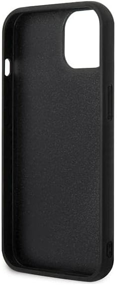 Karl Lagerfeld KLHCP13M3DKPK Hülle für iPhone 13 6,1" schwarz/Black hardcase Ikonik Patch