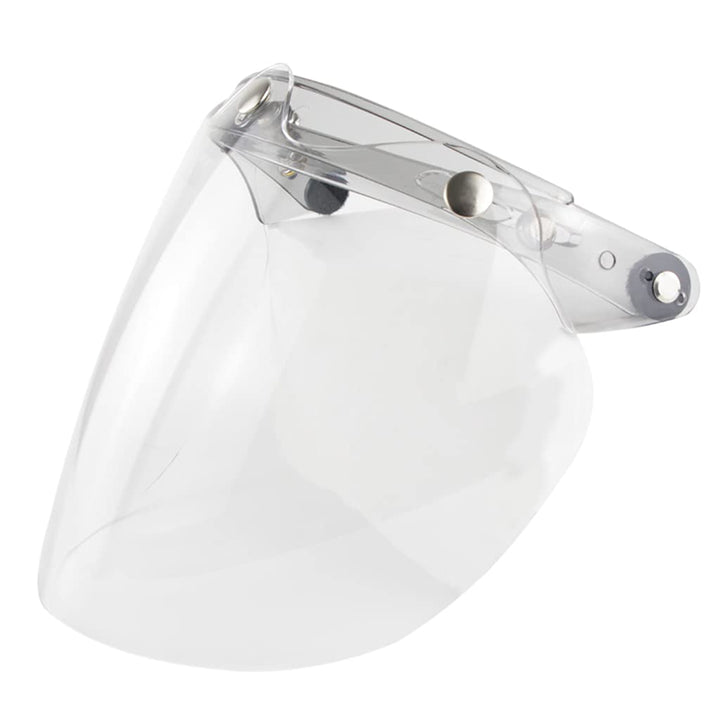 DANLINI Motorradhelme Objektiv, Jethelm Visier 3 Snap Shield Visier Bunt Helm Bubble Visier Motorrad