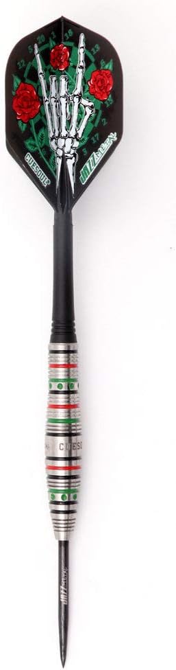 CUESOUL Jazz-Metal 21/23 / 25g Stahlspitze 90% Wolfram Dart Set mit integrierten ROST Flights CSJM-J
