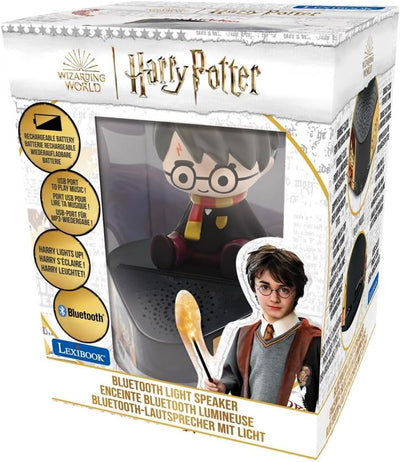 Lexibook BTD80HP Warner Harry Potter-Lautsprecher mit Leuchtfigur, Bluetooth 5,0, Anschluss/USB Typ