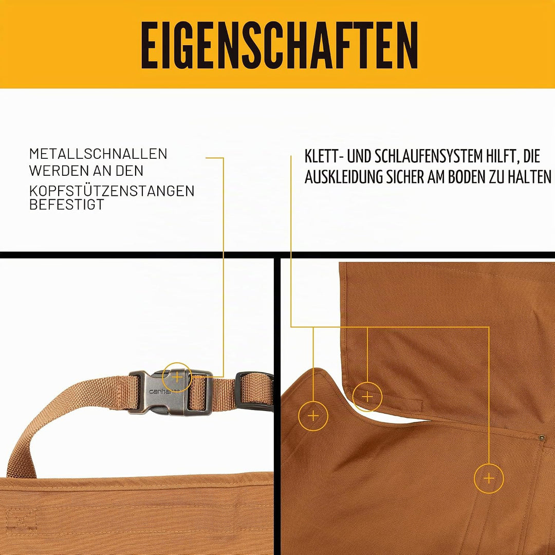 Carhartt, Accessory, Universal Fitted Nylon Duck Cargo Liner, Carhartt Brown, Ec, Os Universell ange