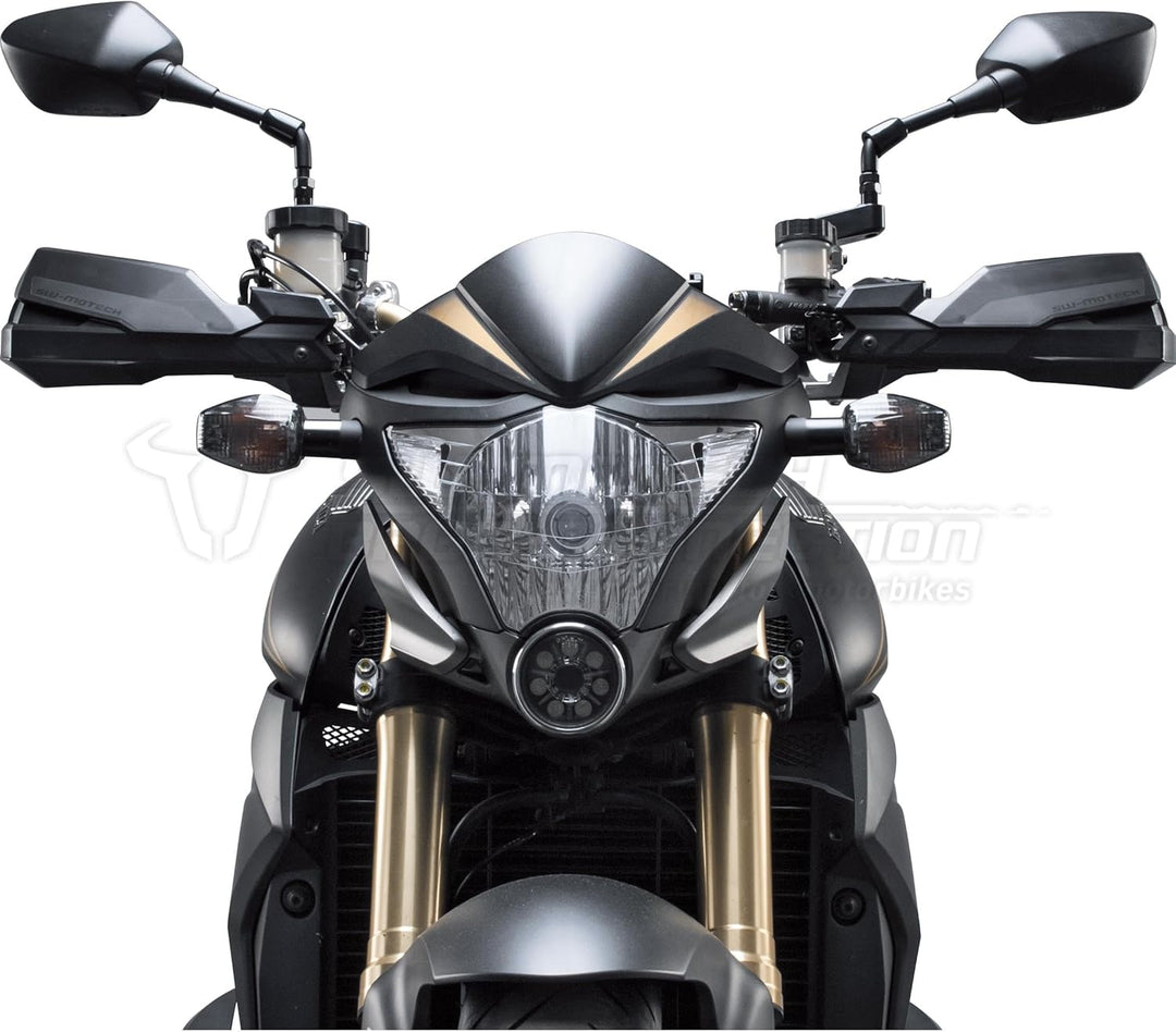 SW-Motech KOBRA Handprotektoren-Kit - Schwarz. Für 22 mm Lenker. 1-Punkt Befestigung.