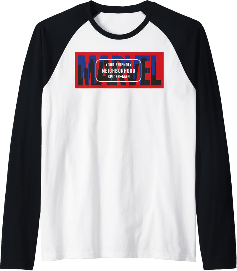 Marvel Your Friendly Neighborhood Spider-Man Logo Raglan