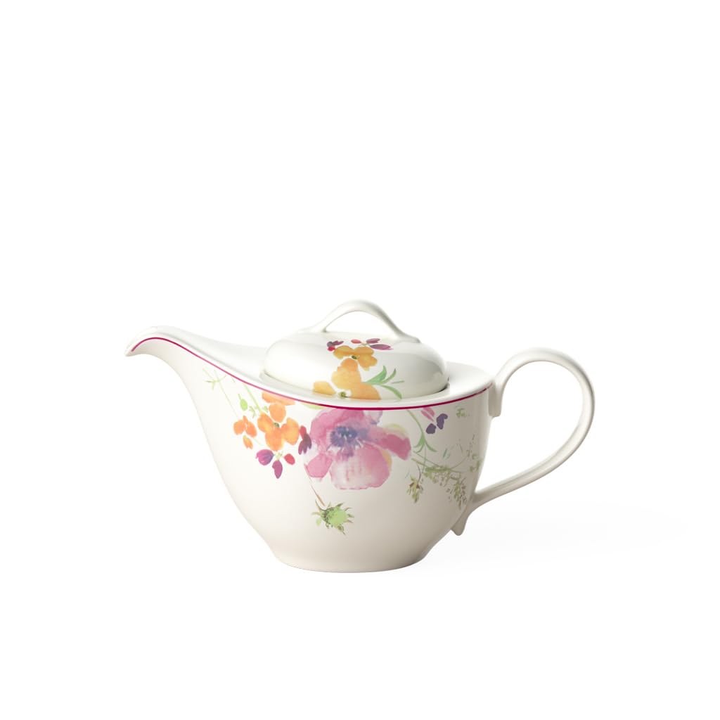 Villeroy & Boch - Mariefleur Teekanne 620 ml Bunt, Spülmaschinenfest, Mikrowellensicher, Kaffeekanne