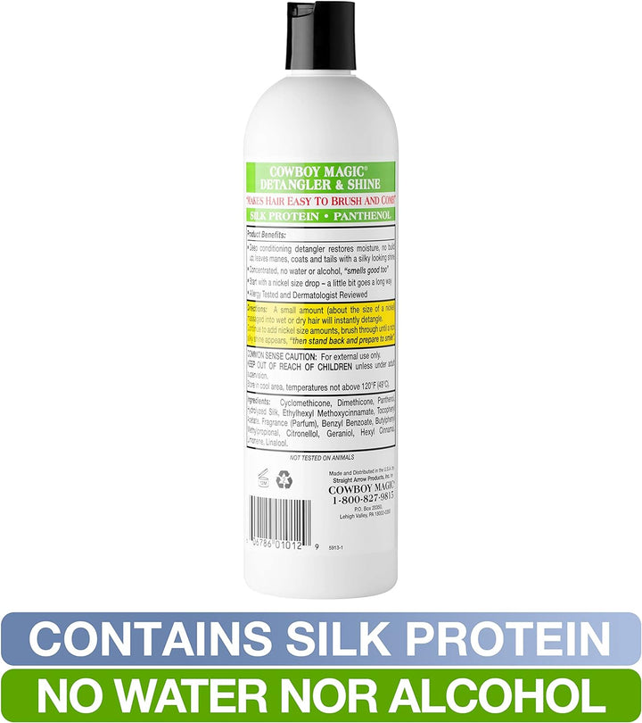 Cowboy Magic Cowboy Magie Detangler und Shine - 16 oz - Clear, Unisex, CBM0007