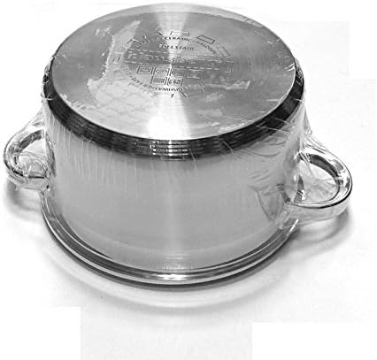 Topf Induktion Kochtopf, Edelstahl, mit Glasdeckel Dampfloch, unbeschichtet, für alle Herdarten, Bac