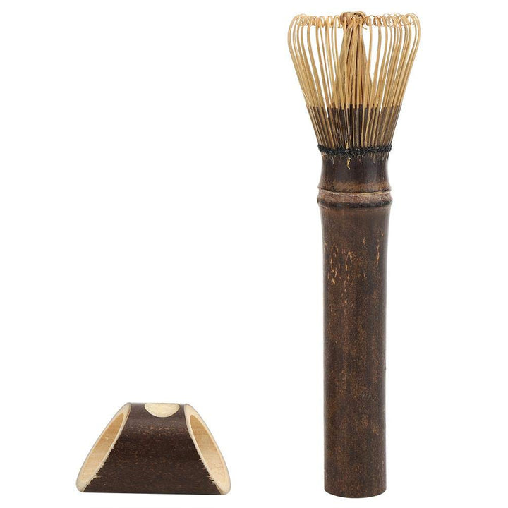 Natürlicher Matcha Schneebesen Set Chasen Matcha Grüntee Schneebesen Langgriff Puderpinsel Werkzeug