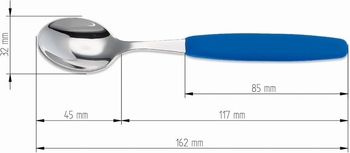 6er Set Giesser Messer Besteck Teelöffel Kaffeelöffel Löffel klein Rostfreier Stahl, Ergonomischer G