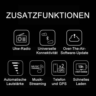 CARDO, kostenloses Motorrad-Gegensprechanlagen-Kit Bluetooth Freecom 2X Duo Zweierpackung Freecom 2X