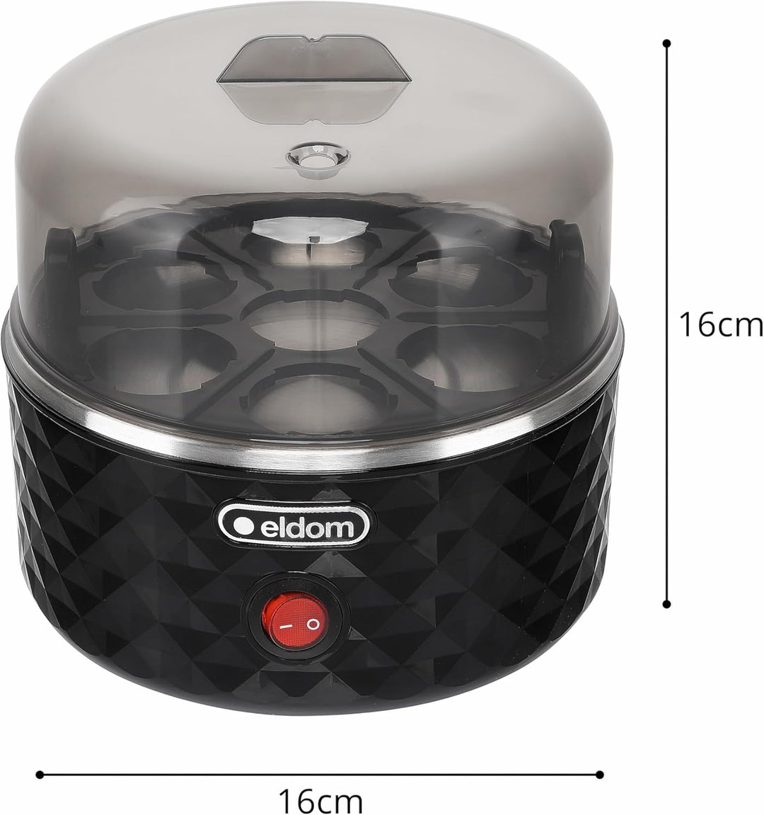 EIERKOCHER ZUM Kochen VON 7 Eier UND MESSUNG ELDOM EM101C