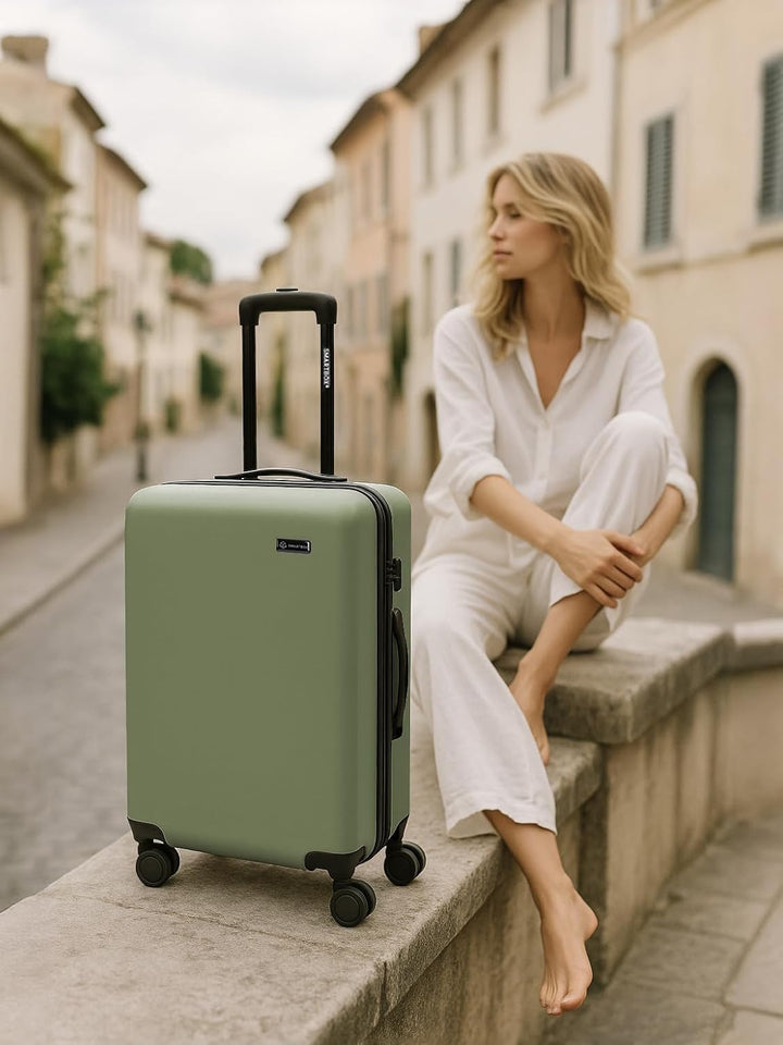 Smartbox Hartschalen Kabinen-Koffer für Damen & Herren | Kleiner Trolley 40 x 23 x 55 cm aus hochwer
