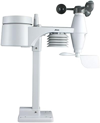 Alecto WS-4700 Wetterstation Funk mit Aussensensor - Funkwetterstation - 5-in-1 - grosses Display -