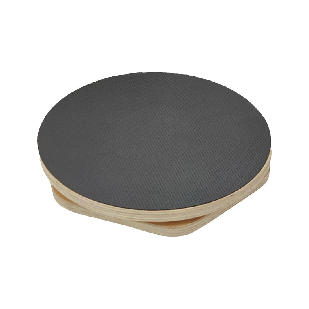 Ab Twister Board für Übungen, Wooden Balance Twist Board, Core Waist Trainer, Body Toning Disc, trag