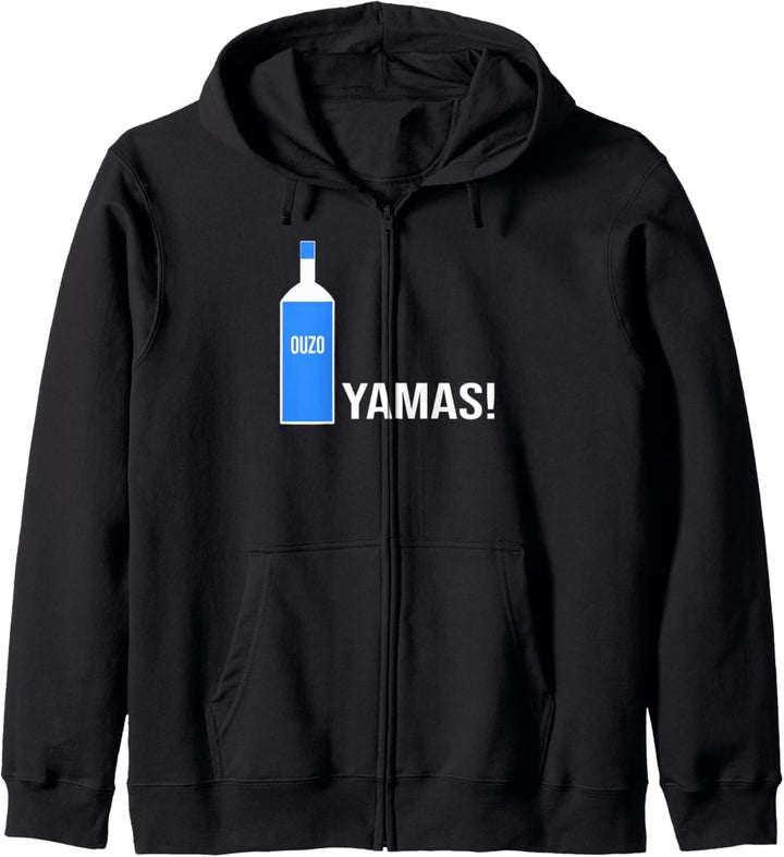 Yamas! Ouzo Grieche Kapuzenjacke
