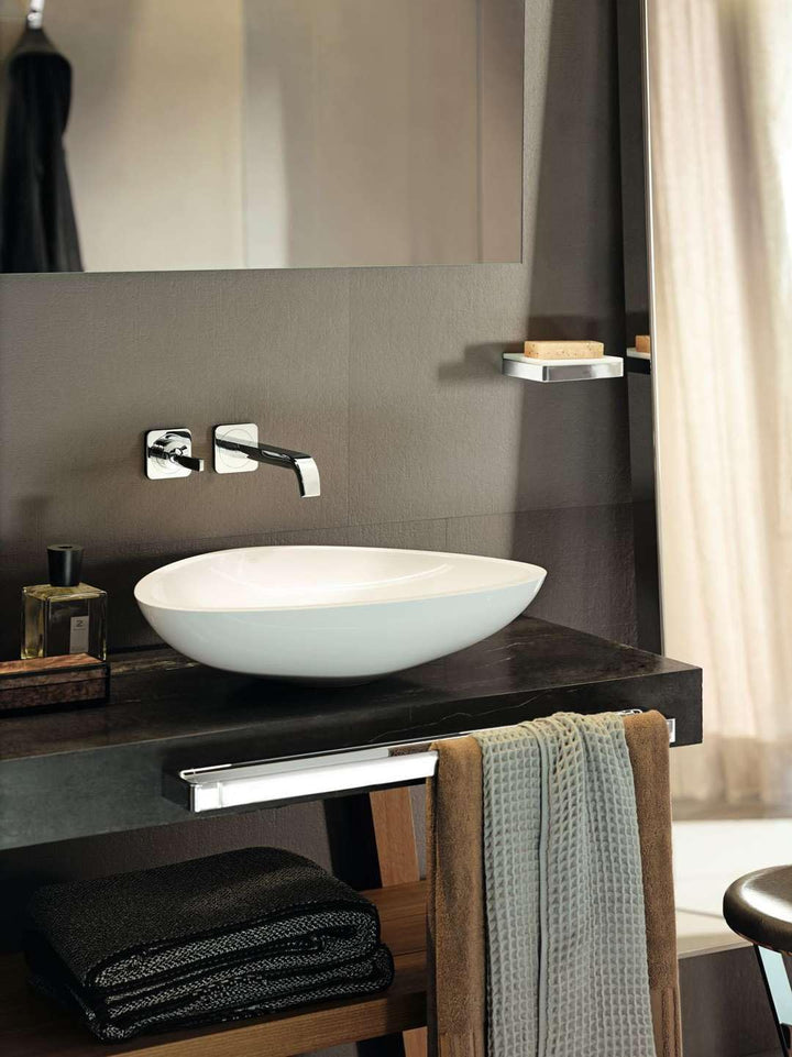 Axor 36106000 Wasserhahn Citterio E Einhebel-Waschtischarmatur Unterputz, Auslauf Länge 220mm, Wandm