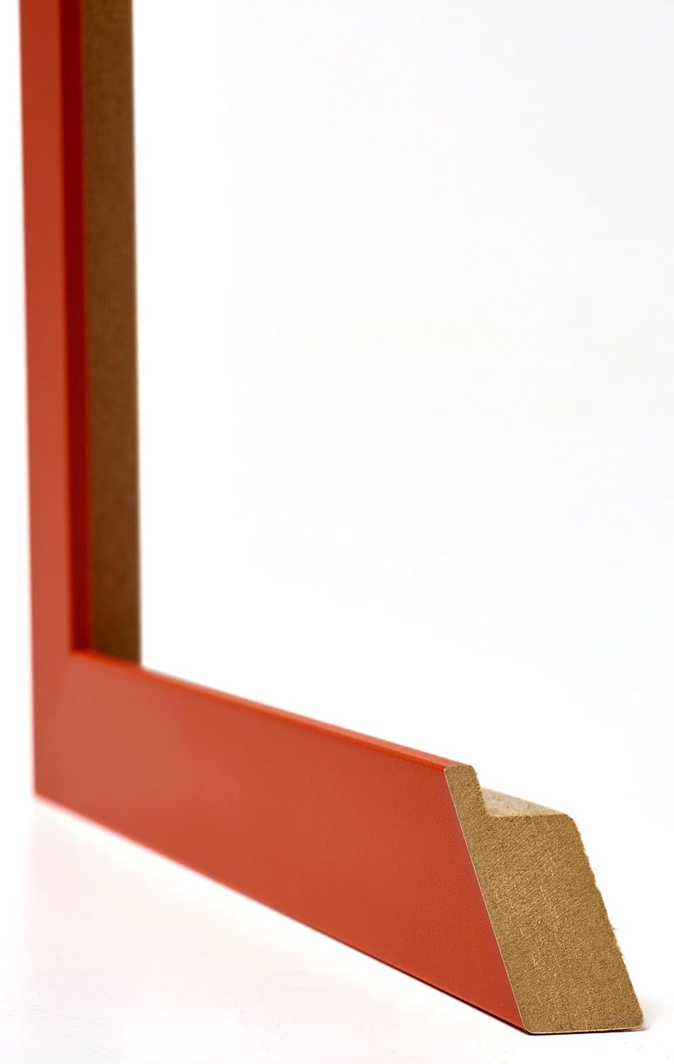 yd. Your Decoration - Bilderrahmen 75x100 cm - Orange - Billderrahmen aus MDF mit Acrylglas - Antire
