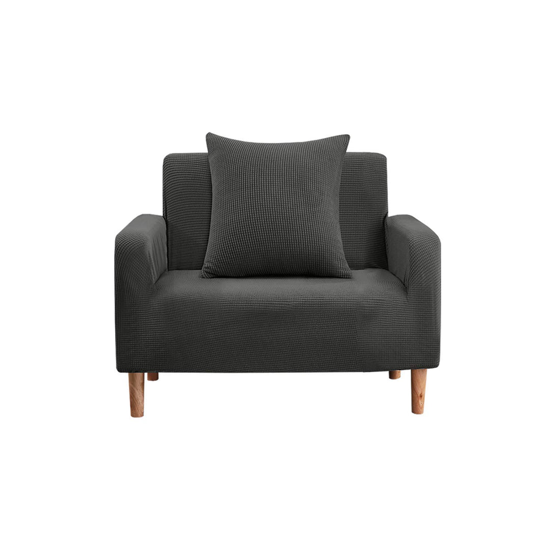 WedDecor Stretch-Sesselbezüge aus Knautschsamt, Sofabezüge, Sofaschoner für Wohnzimmer, rutschfeste,