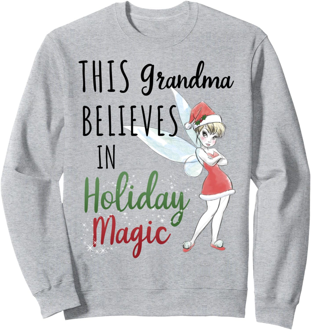 Disney Peter Pan Weihnachten Tinker Bell Magic Grandma Sweatshirt