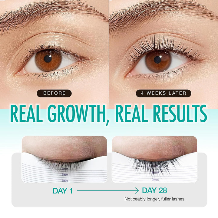 LASHVIEW Eyelash Growth Serum (0.17fl.oz / 5ml) - Premium Lash Enhancer for Longer, Thicker, Fuller