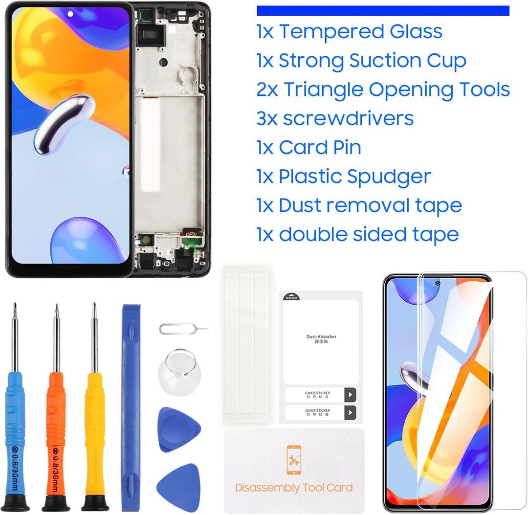 LADYSON LCD-Bildschirm für Samsung Galaxy A52S 5G A528B Ersatz-LCD-Bildschirm SM-A528B TFT LCD Displ