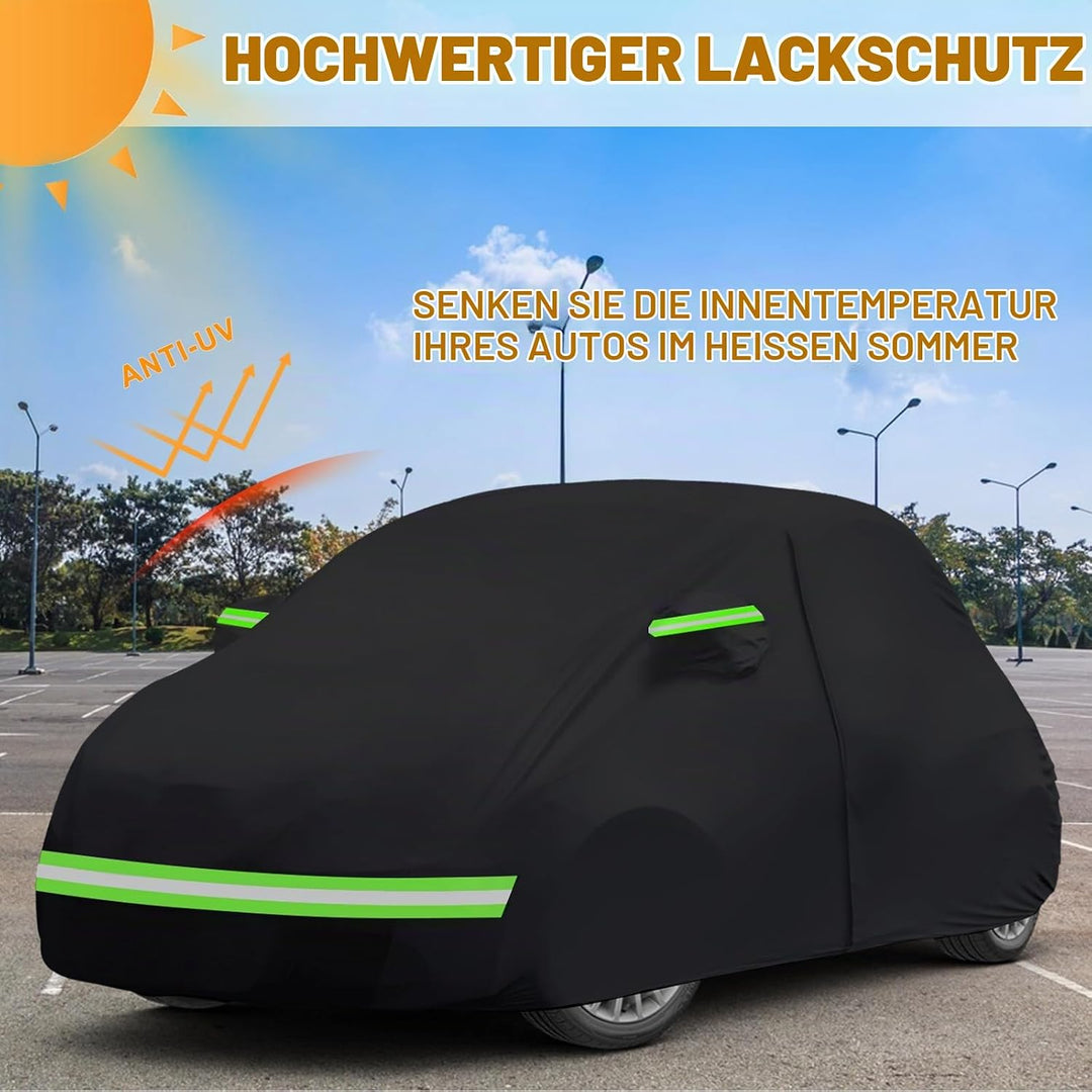Autoabdeckung Vollgarage Ersatz für VW Beetle 1960-1980, Allwetter Reflektierende Autoabdeckung mit