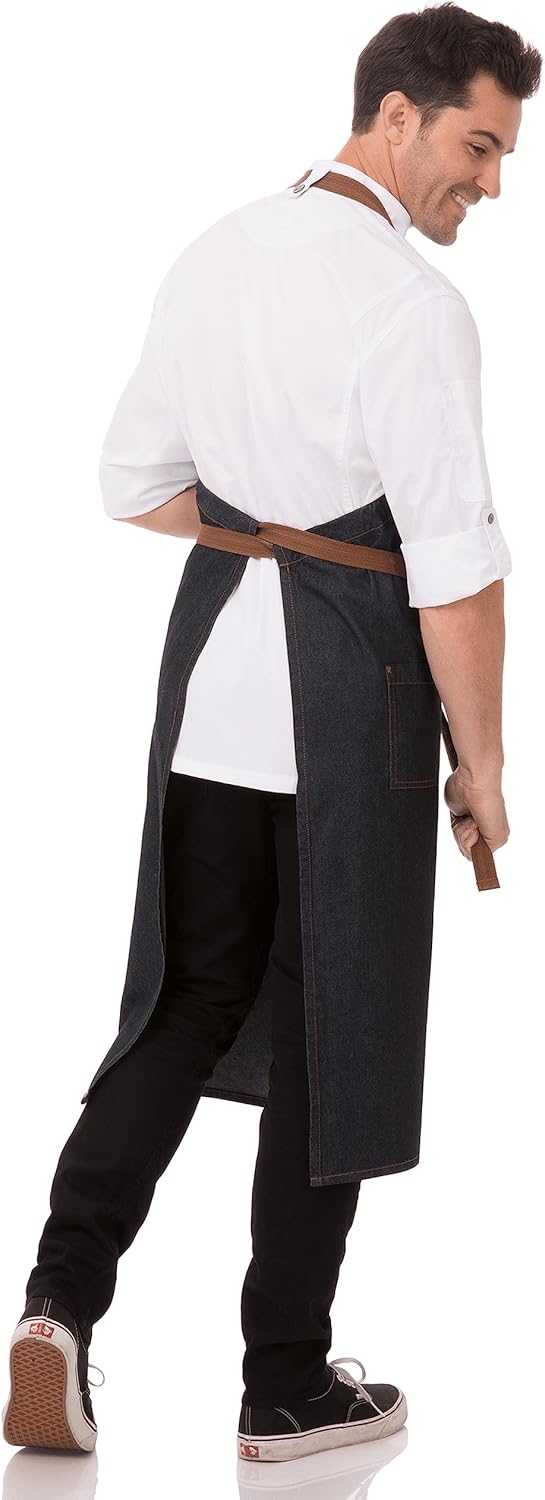 Chef Works Unisex Memphis kitchen, indigoblau, Einheitsgrösse EU indigoblau Memphis Kochschürze, ind