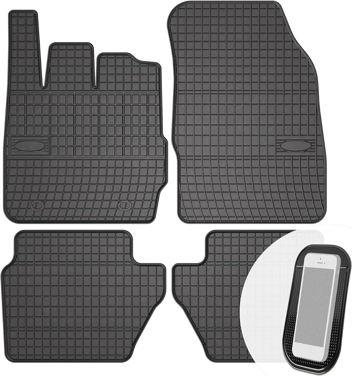 Gummimatten Auto Fussmatten Gummi Automatten Passgenau 4-teilig Set - passend für Ford Fiesta Mk6 20