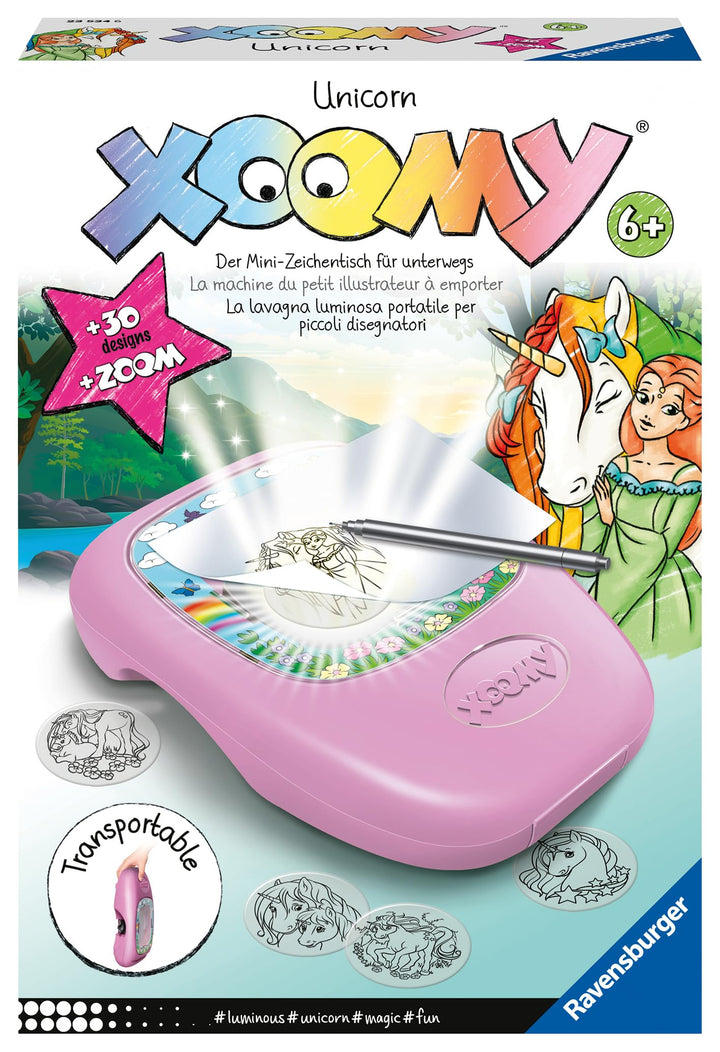 Ravensburger Xoomy Midi Unicorn 23534 - Zauberhafte Einhörner zeichnen lernen, Kreatives Zeichnen un