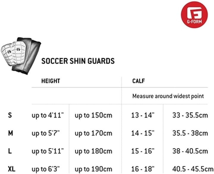 G-Form Pro-S Elite 2 Fussball-Schienbeinschützer - Fussball- und Schienbeinschützerhüllen Adult Larg