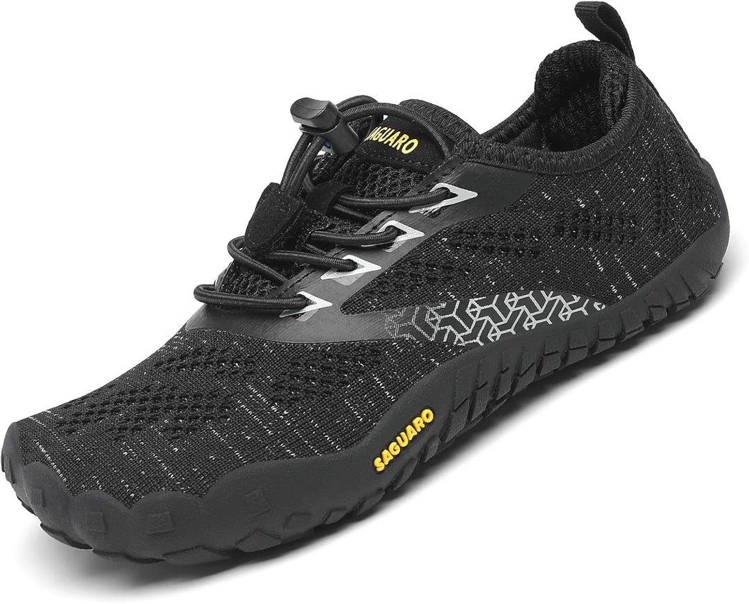 SAGUARO Kinder Barfussschuhe Schnell Trocknend Badeschuhe,24-36 EU 24 EU Schwarz, 24 EU Schwarz