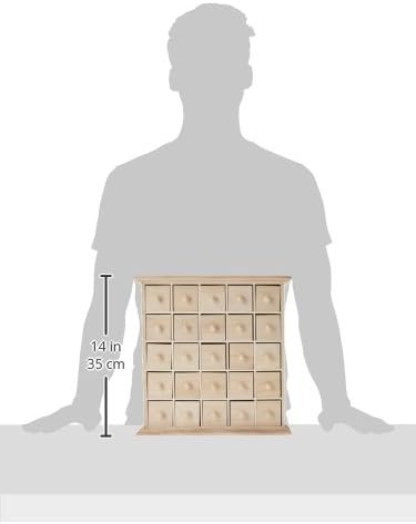 Artemio Holztruhe mit 25 Schubladen, Beige