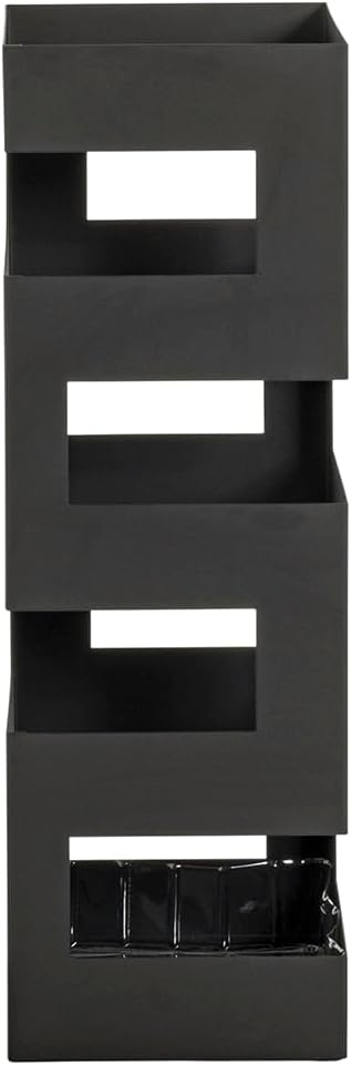 HAKU Möbel Schirmständer, Metall, schwarz, B 16 x T 16 x H 48 cm, Schwarz