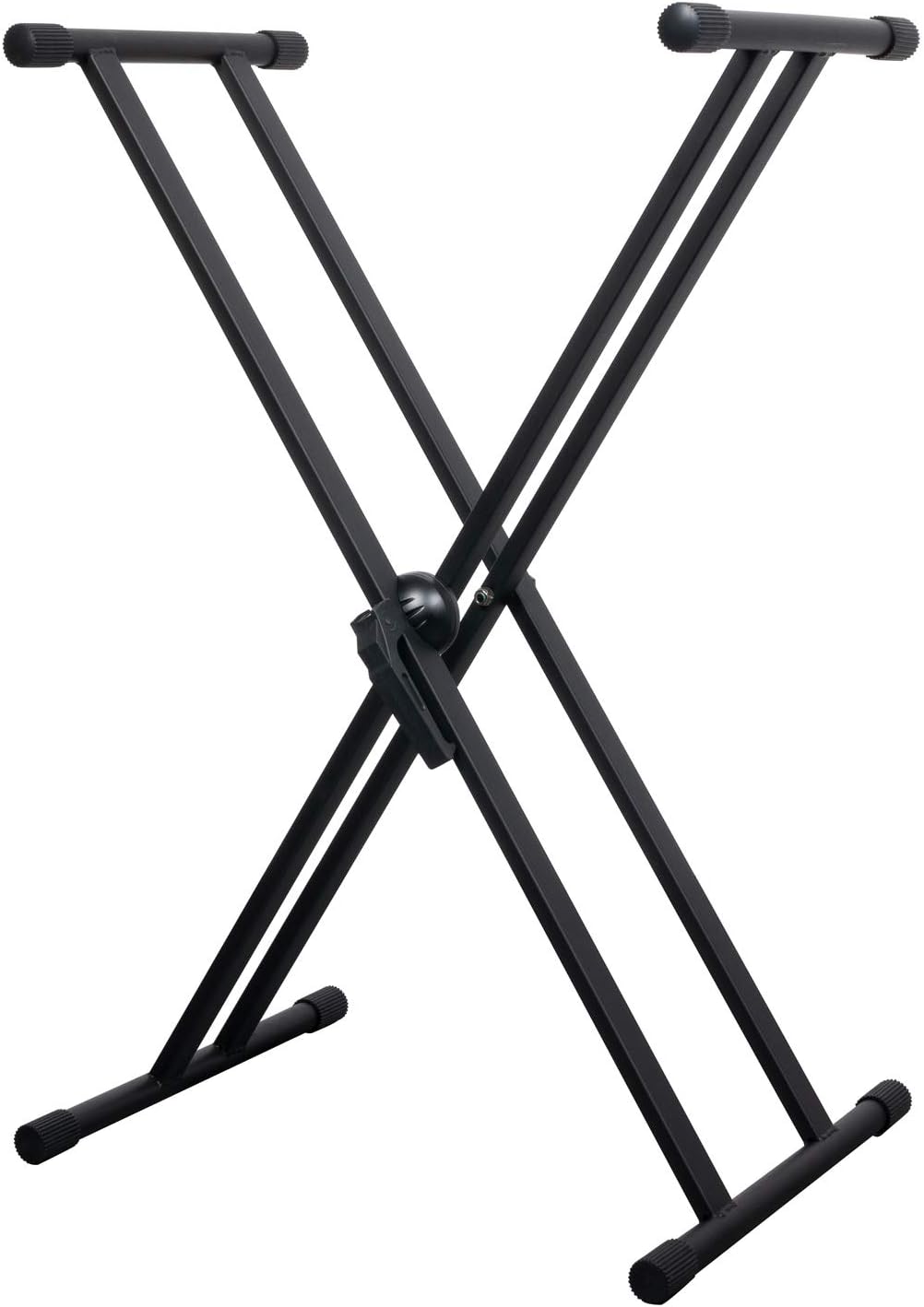 CASCHA Double X-Frame Keyboard Ständer höhenverstellbar aus Metall I Keyboard Stand Gestell für Keyb
