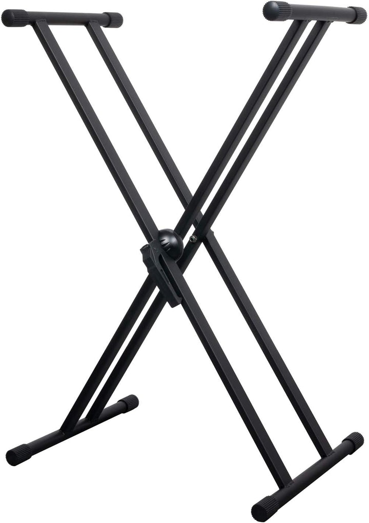 CASCHA Double X-Frame Keyboard Ständer höhenverstellbar aus Metall I Keyboard Stand Gestell für Keyb