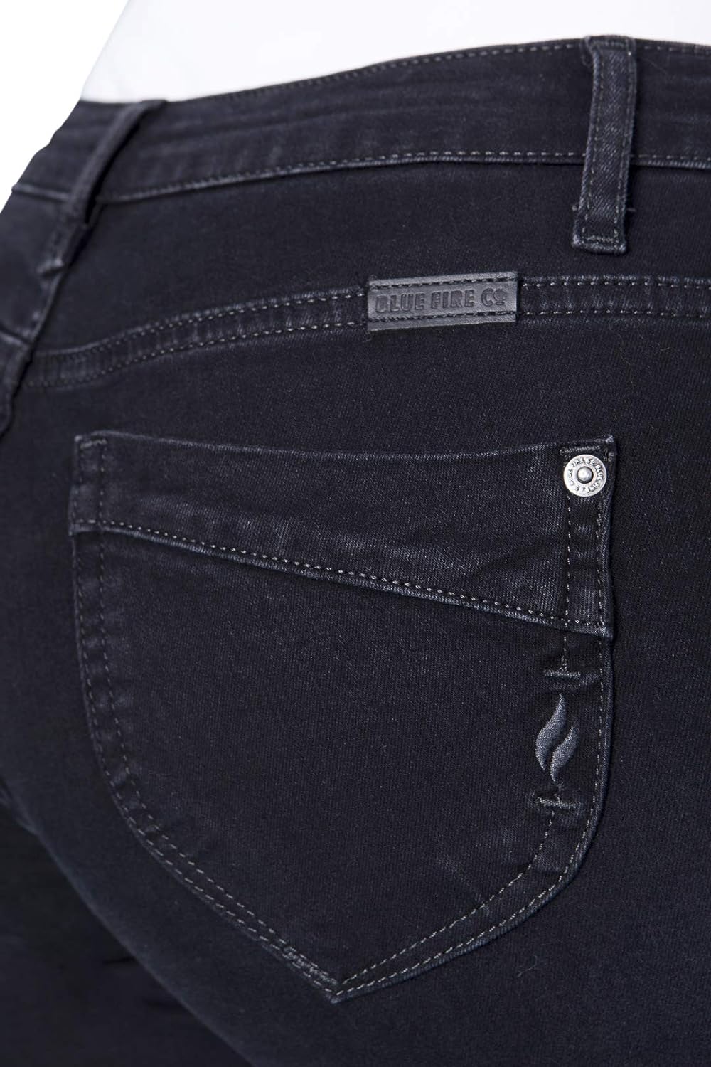 Blue Fire Co Nancy 003 - Slim, Black Black 26/32 - Damen