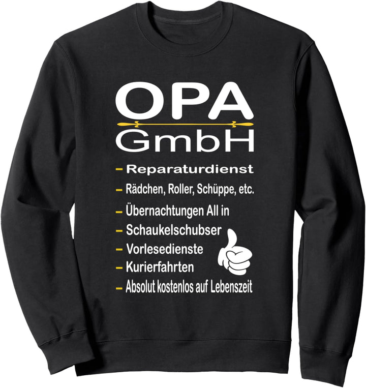 Opa GmbH das wird Opa reparieren Opa Spruch Sweatshirt