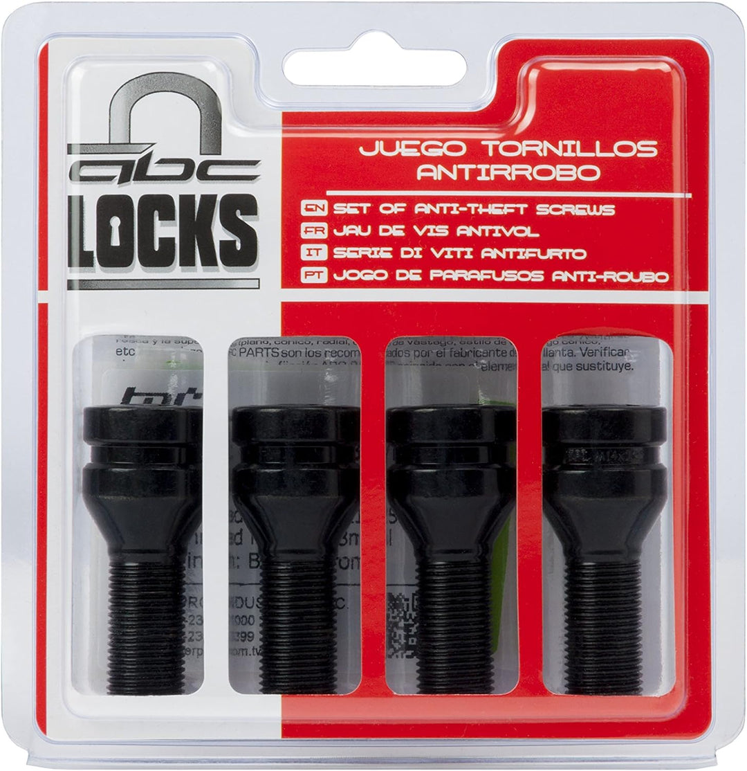 Bc Corona TOR9951 Diebstahlsicherte Radschrauben, 4er-Set.
