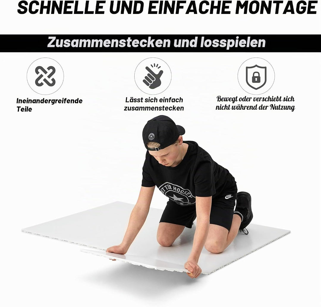 Better Hockey Extreme Dryland Flooring Tiles 10-Pack - Grösse 2 m² Hockey Fliesen