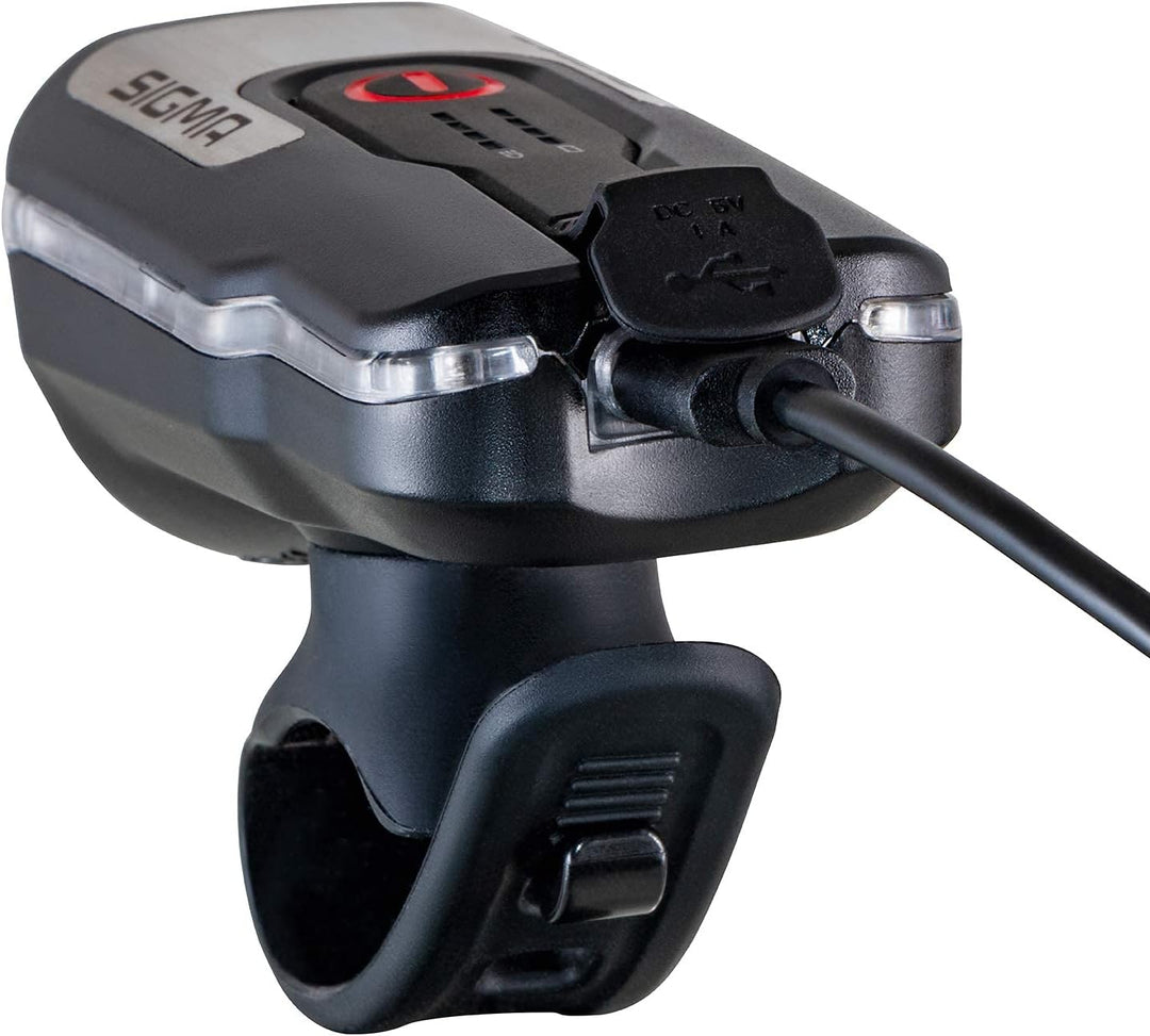 Sigma Sport Unisex – Erwachsene Aura 80 Usb Frontscheinwerfer, schwarz, Einheitsgrösse Single, Singl