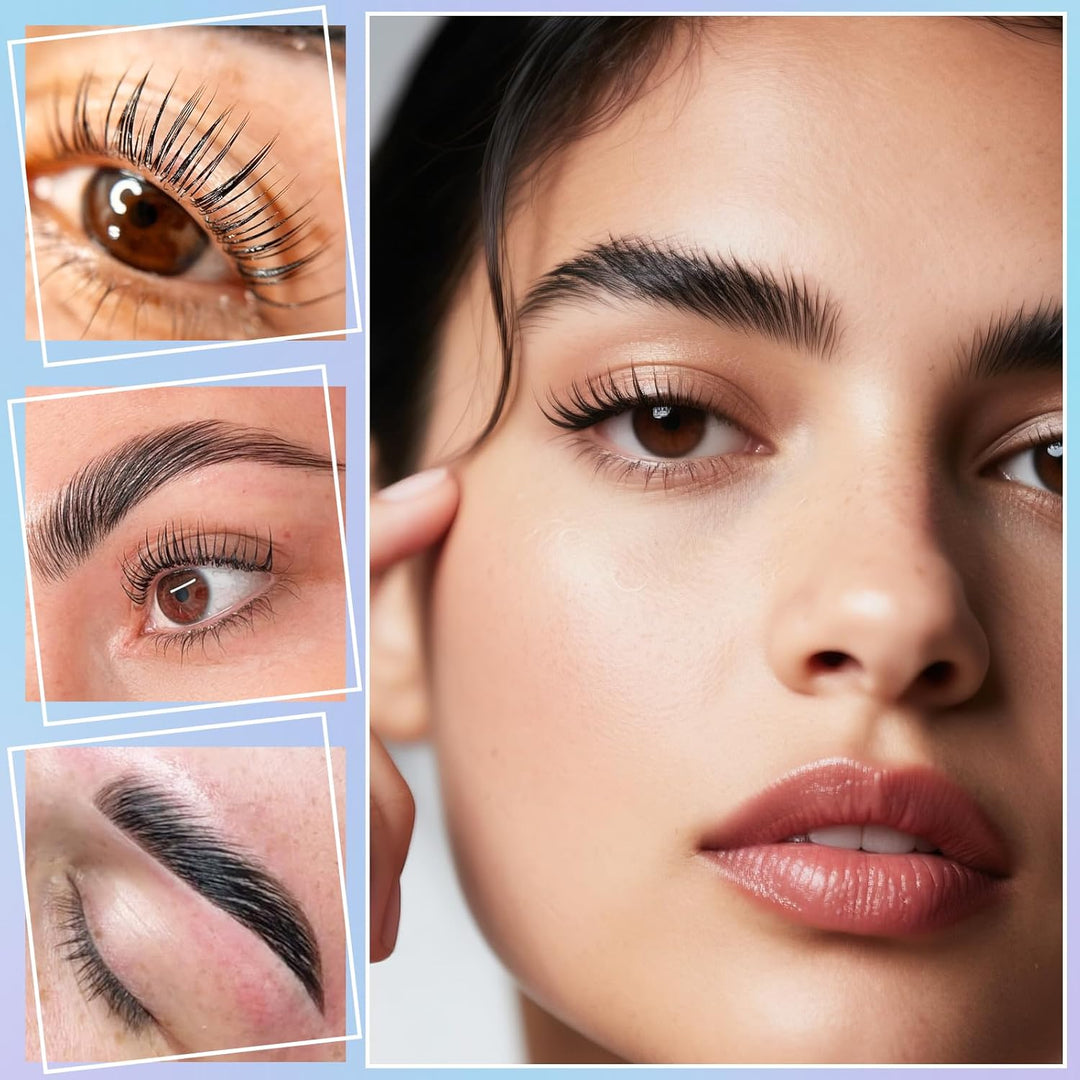 Wimpernlifting Set mit Farbe Schwarz, Lash Lifting Set mit Farbe Schwarz, für Salon und Anfänger(Wim
