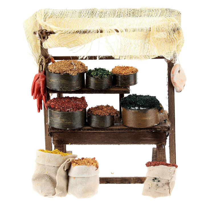 Holyart Marktstand orientalisch für neapolitanische Krippe, 6-8 cm