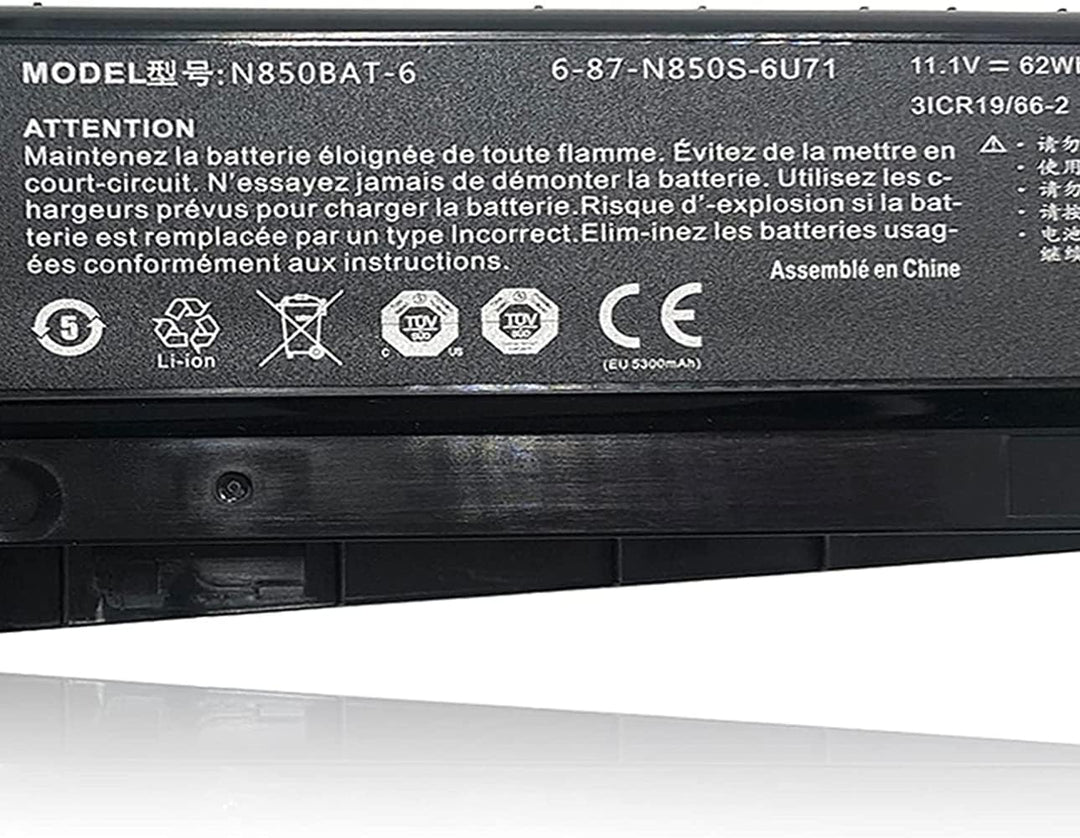ASKC N850BAT-6 Akku für Clevo N870 N870HK N870HJ Z6-KP Z6-KP5GT Z7M-KP T58-T1 T6TI DR5 DR7 Plus Seri